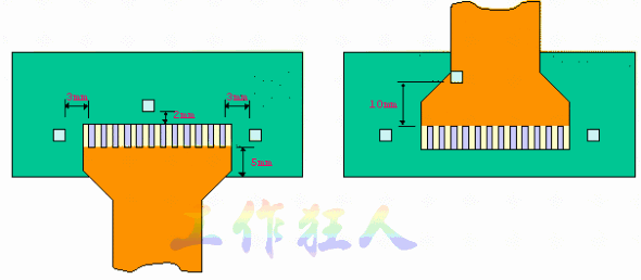 HotBar FPCB附近零件的限制