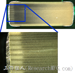 MLCC电极间失效及结合线破裂。